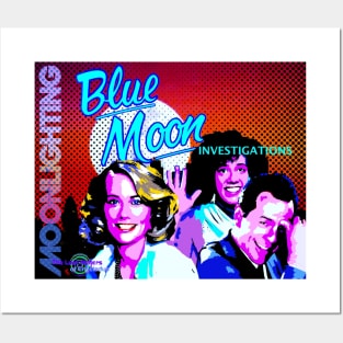 Blue moon advert Posters and Art